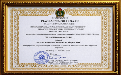 Penghargaan Guru Berdedikasi Tingkat SMK Provinsi Jawa Barat