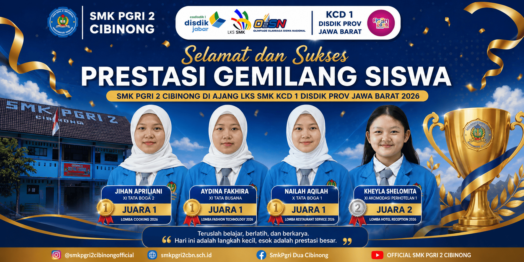 Prestasi Siswa SMK PGRI 2 Cibinong